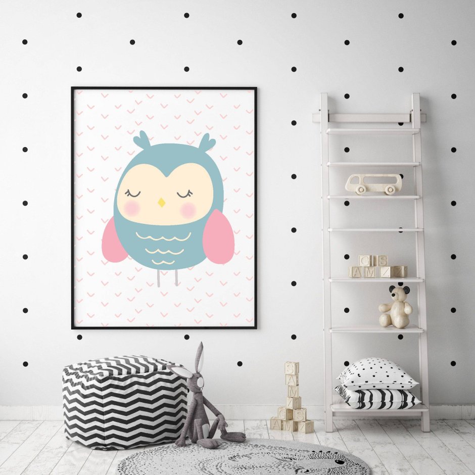 Детские постеры для интерьера