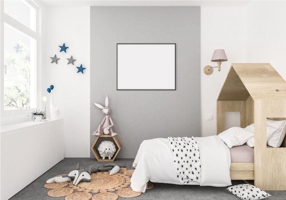 Мокапы детской комнаты