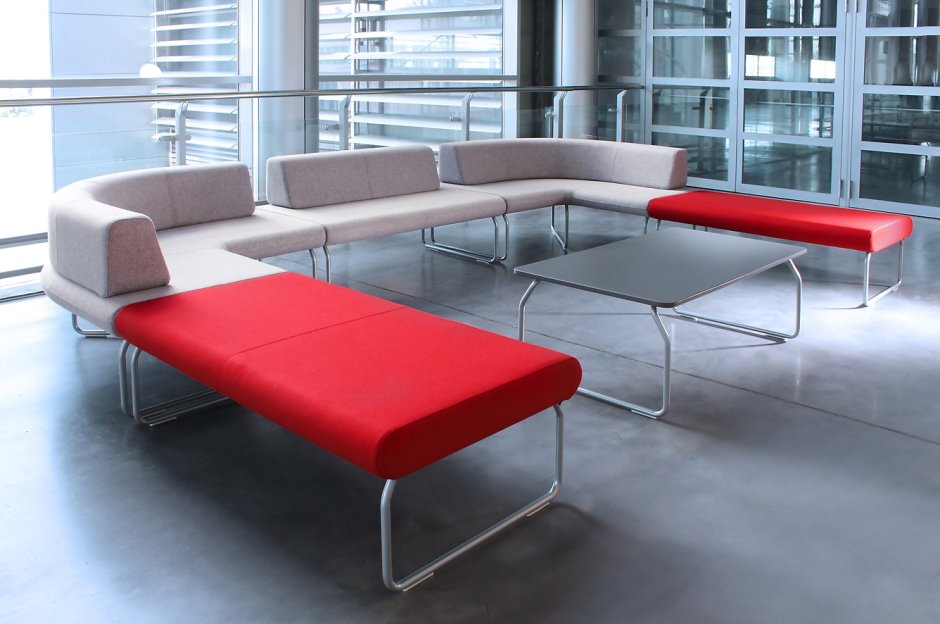 Модульные диваны для общественных зон