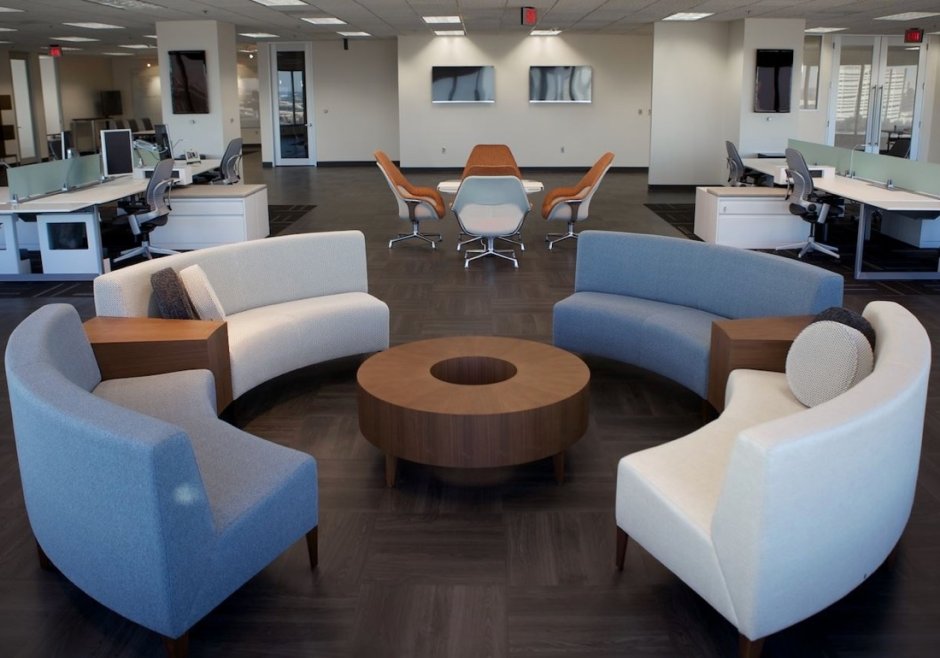 Зона ожидания в офисе
