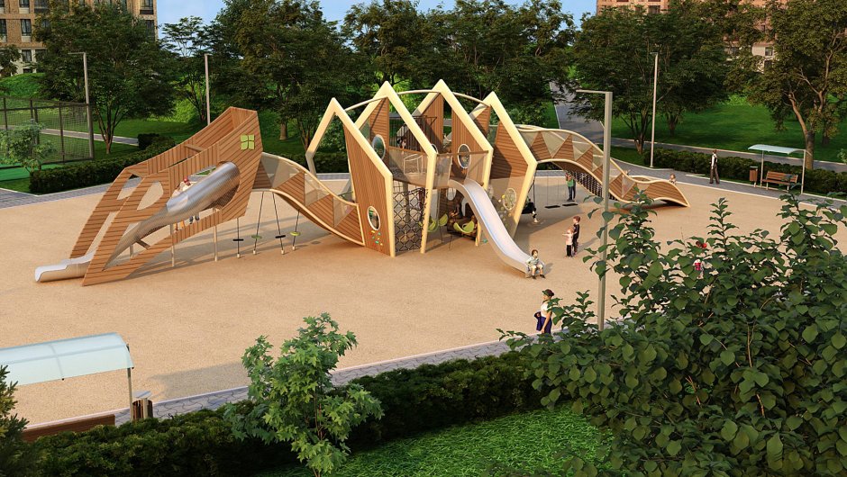 Современные детские игровые площадки