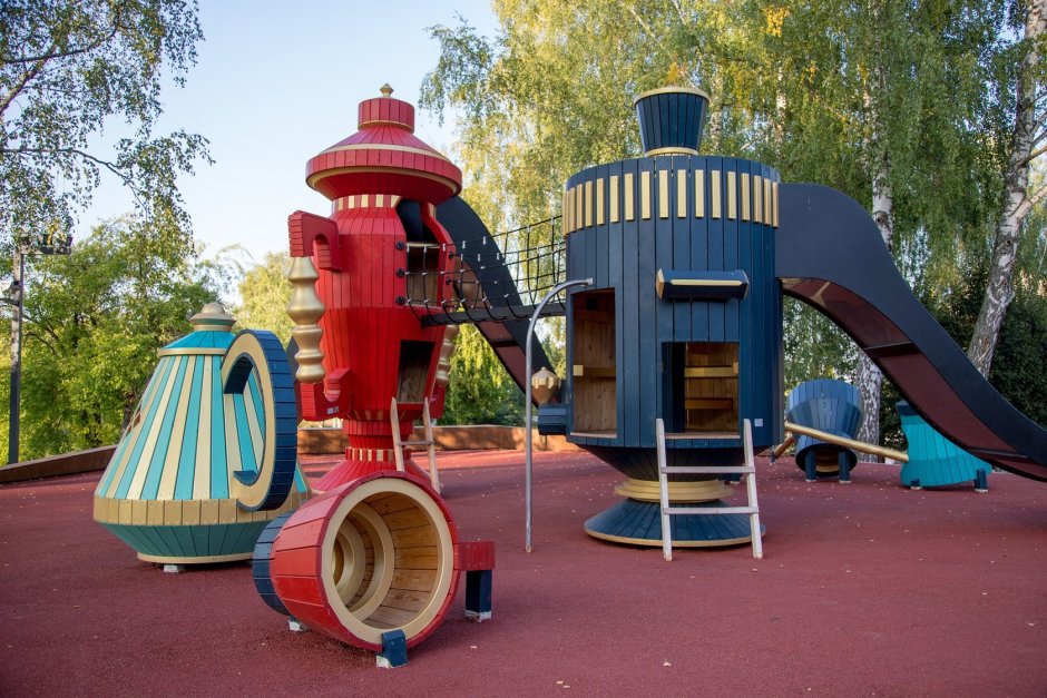 Парк Горького детская площадка monstrum