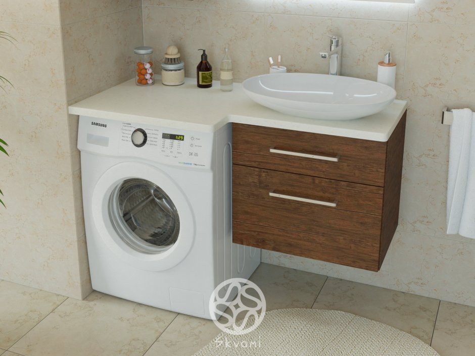 Ванная со стиральной машиной