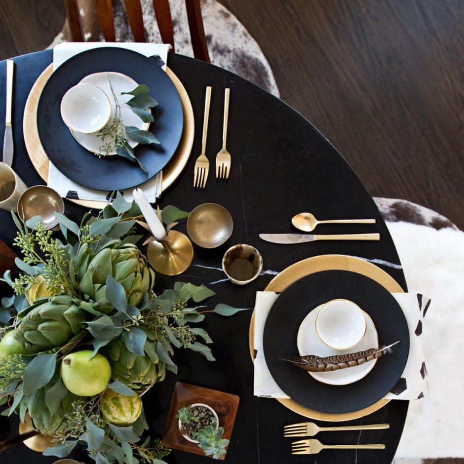 Стильная сервировка