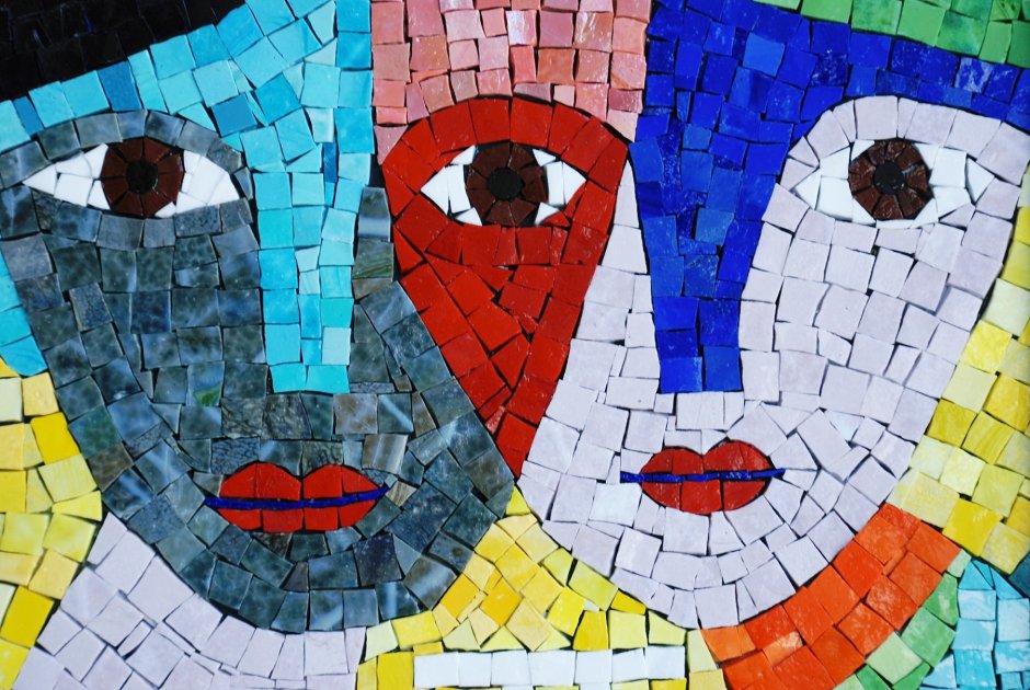 Мозаичное панно море