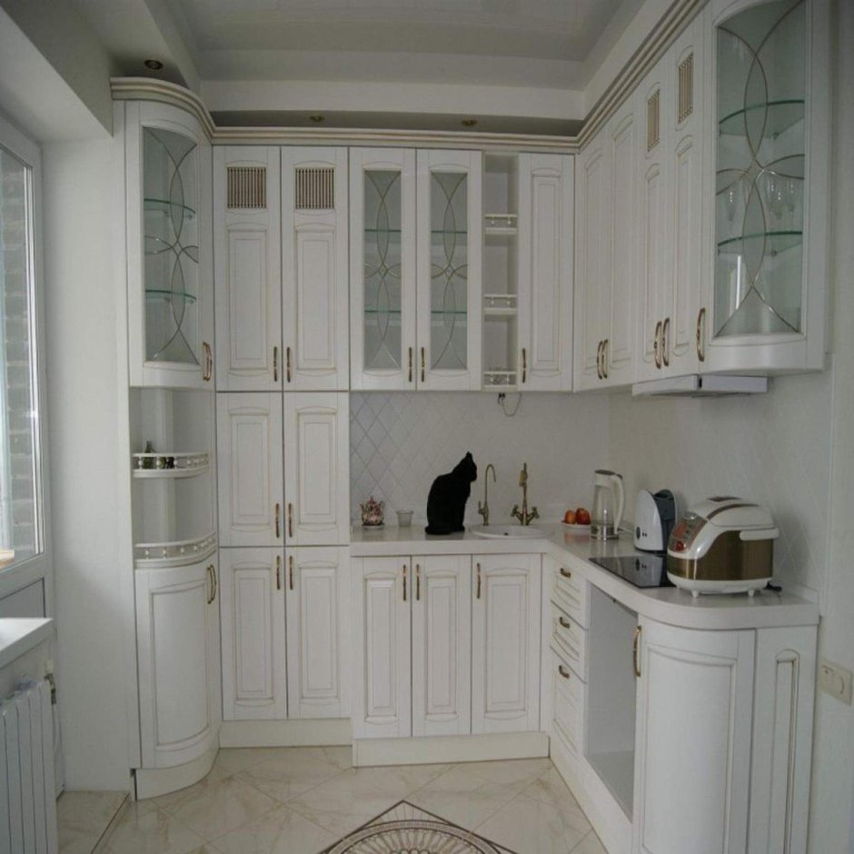 Кухонный гарнитур открытый без дверок