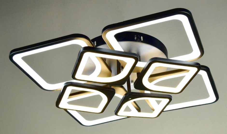 Светодиодная люстра 10005/4+4 Chr 224w+36w RGB