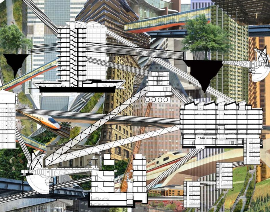 Коллаж архитектура