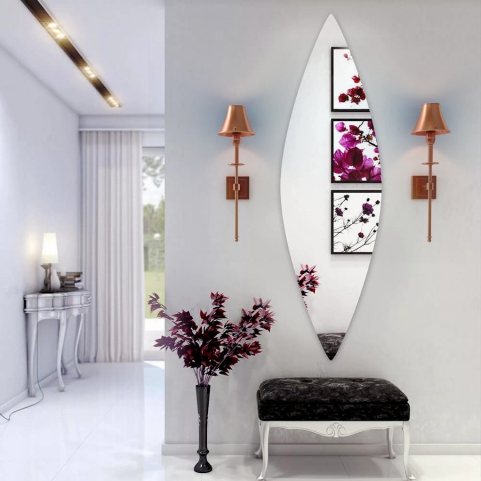 Зеркало круглое Сканди