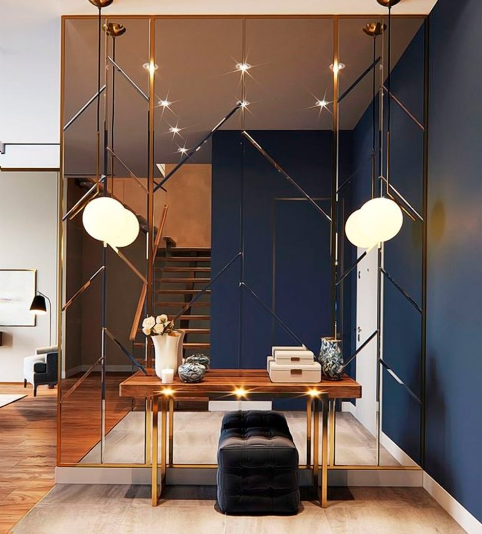 АРТДЕКО стиль интерьер прихожей