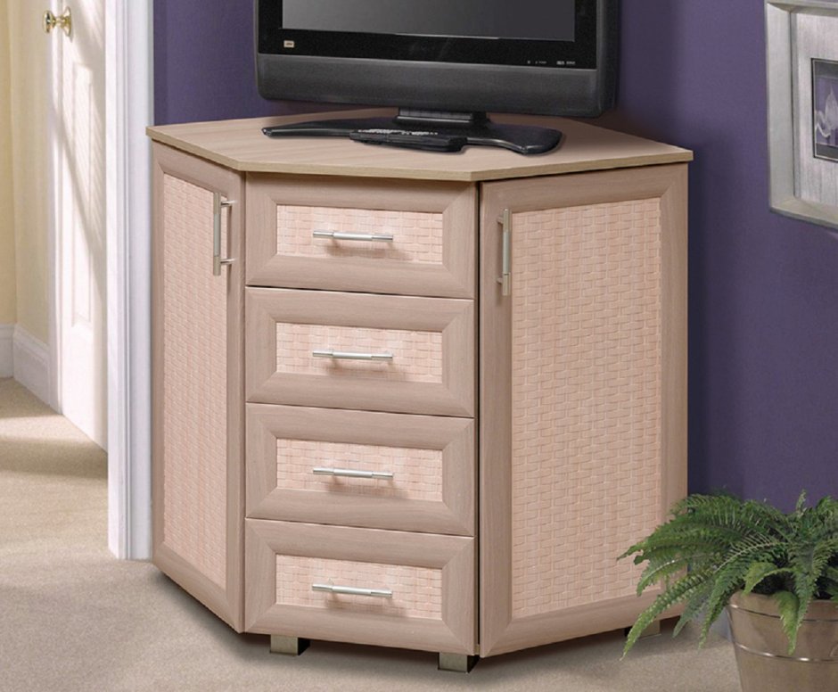 Полка под телевизор в современном стиле