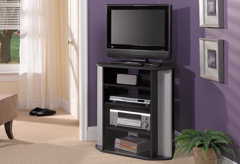 Угловые тумбы под телевизор современные