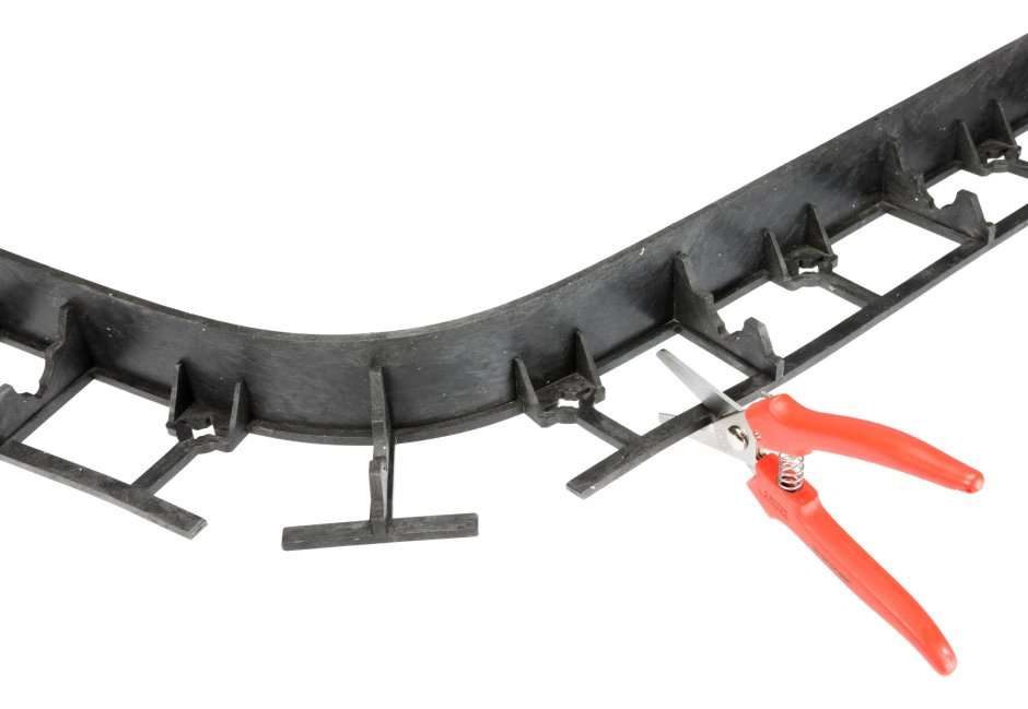 Пластиковый бордюр Геопластборд 45 мм, длина 1 м