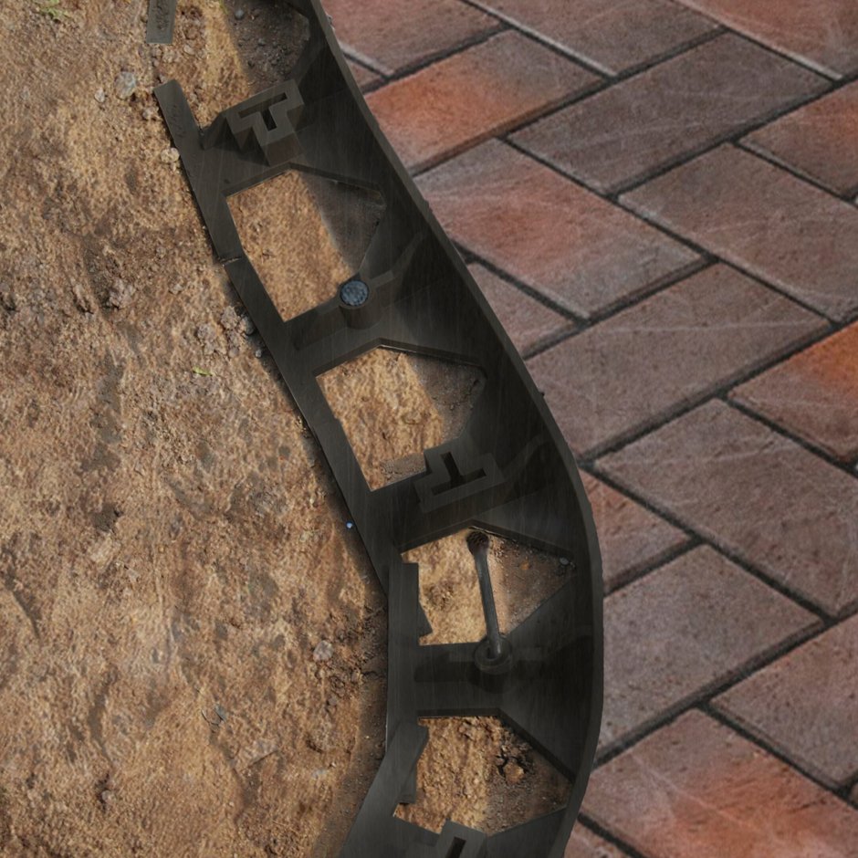 Бордюр Gidrolica line пластиковый