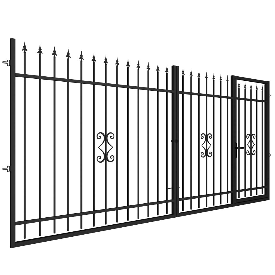 3д ворота Леруа Мерлен