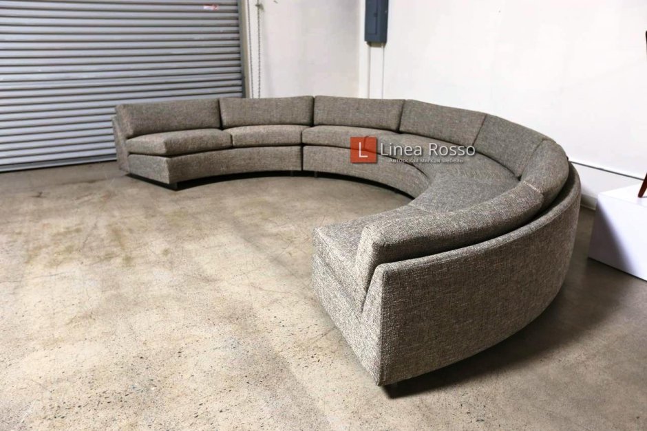 Радиусный диван Честер