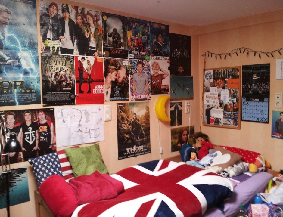 Комната в стиле панк