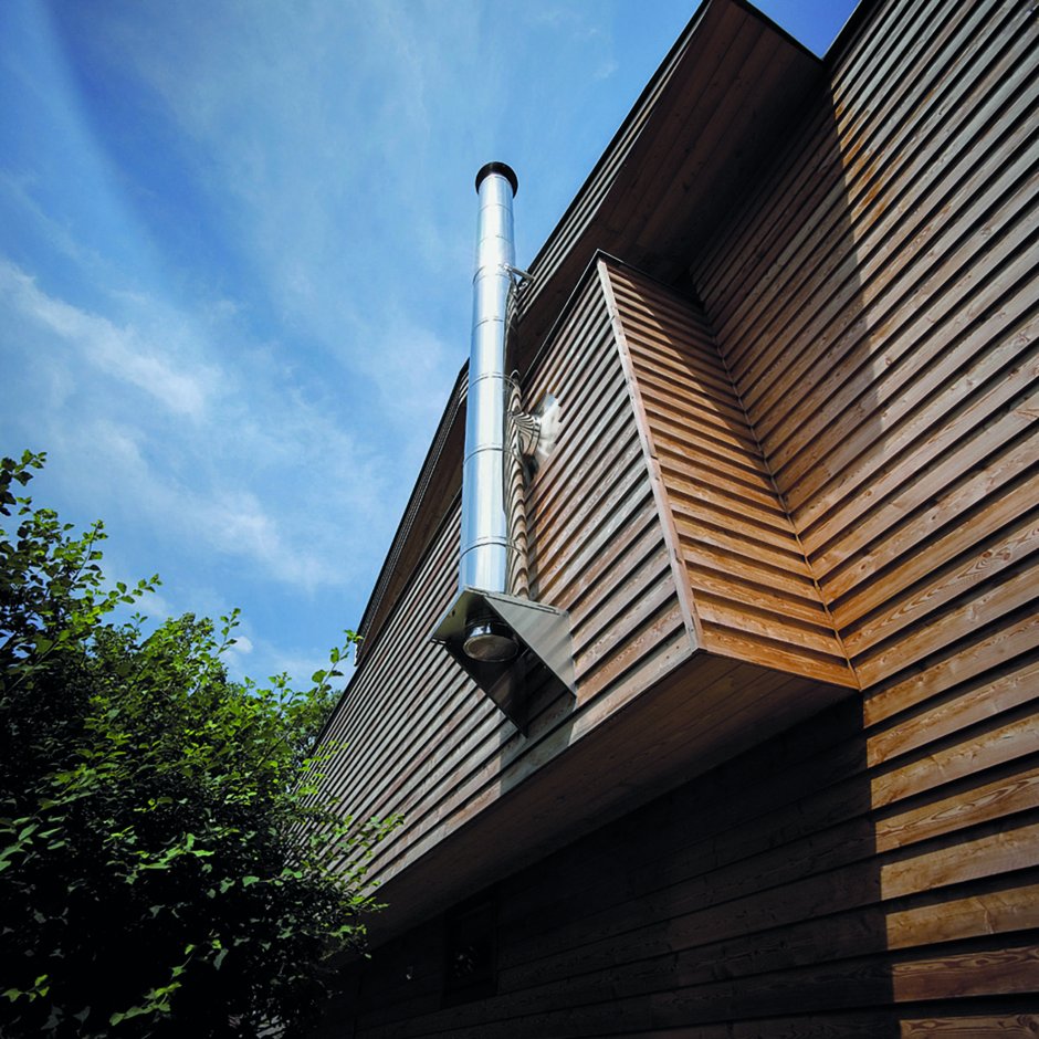 Дымоход Schiedel сэндвич снаружи