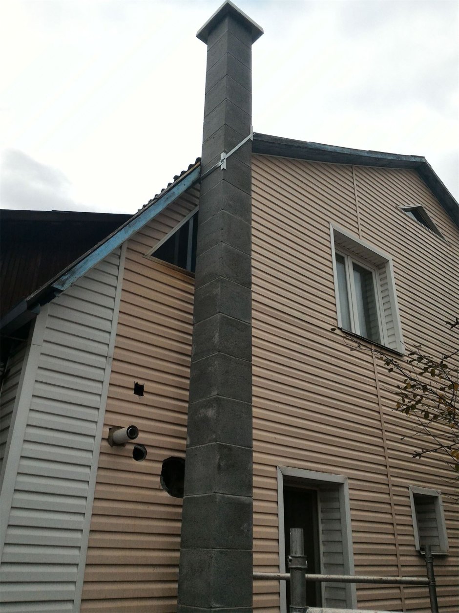 Вентиляционная труба для газового котла