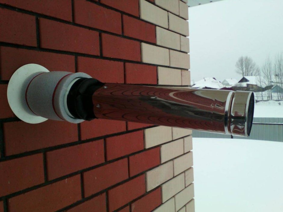 Коаксиальный дымоход для газового котла Термотехник 16