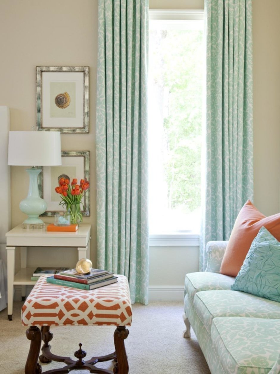 Сочетание мятного цвета в интерьере