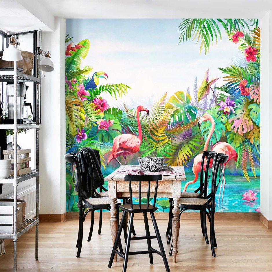 Обои на кухню расширяющие пространство