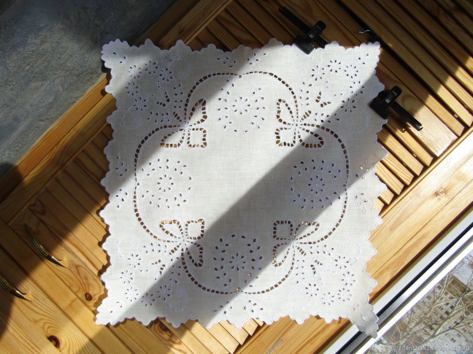 Скатерть Ришелье t260439