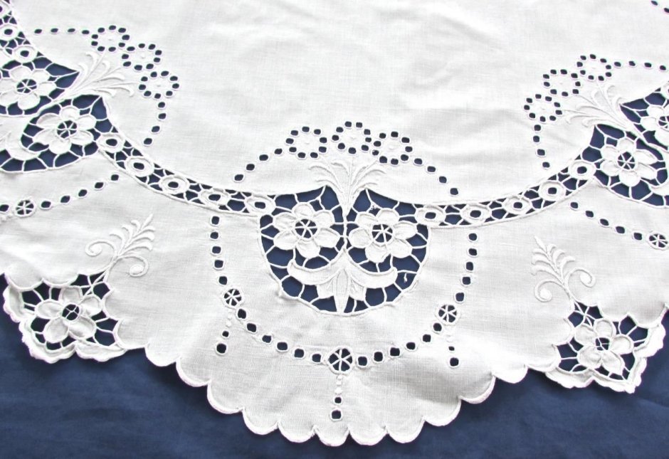 Машинная вышивка Ришелье мастер класс