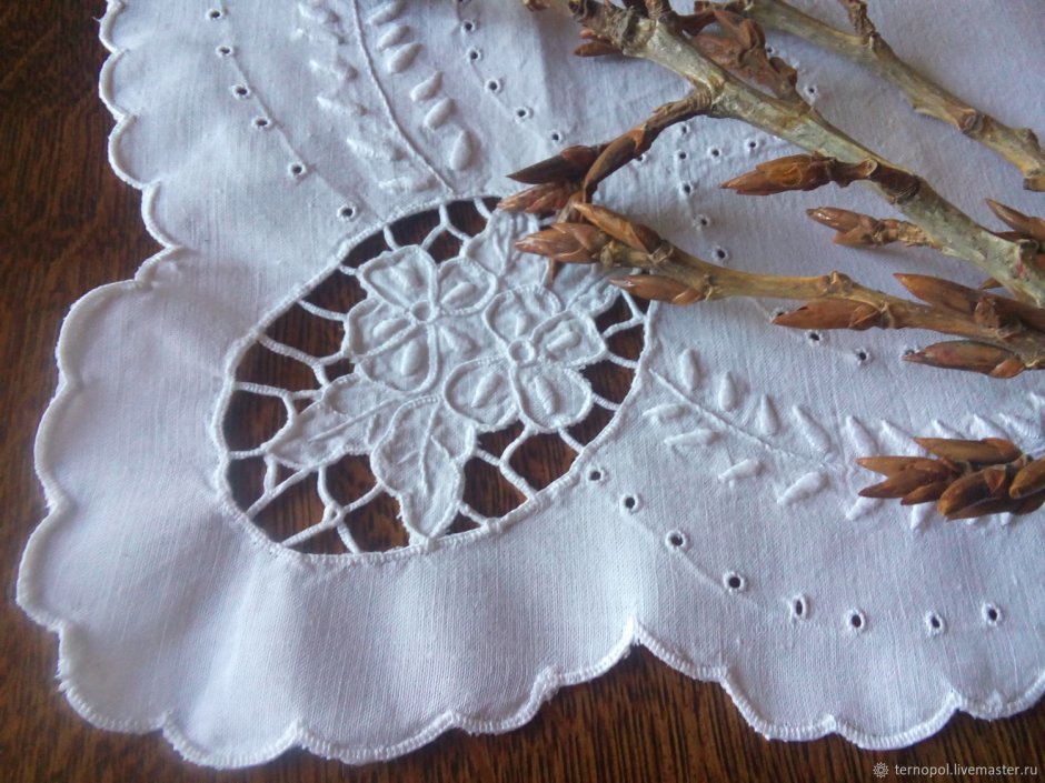 Скатерть Ришелье t260437