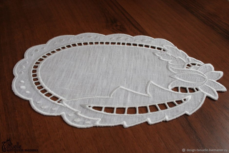 Вышивка Ришелье на швейной машине