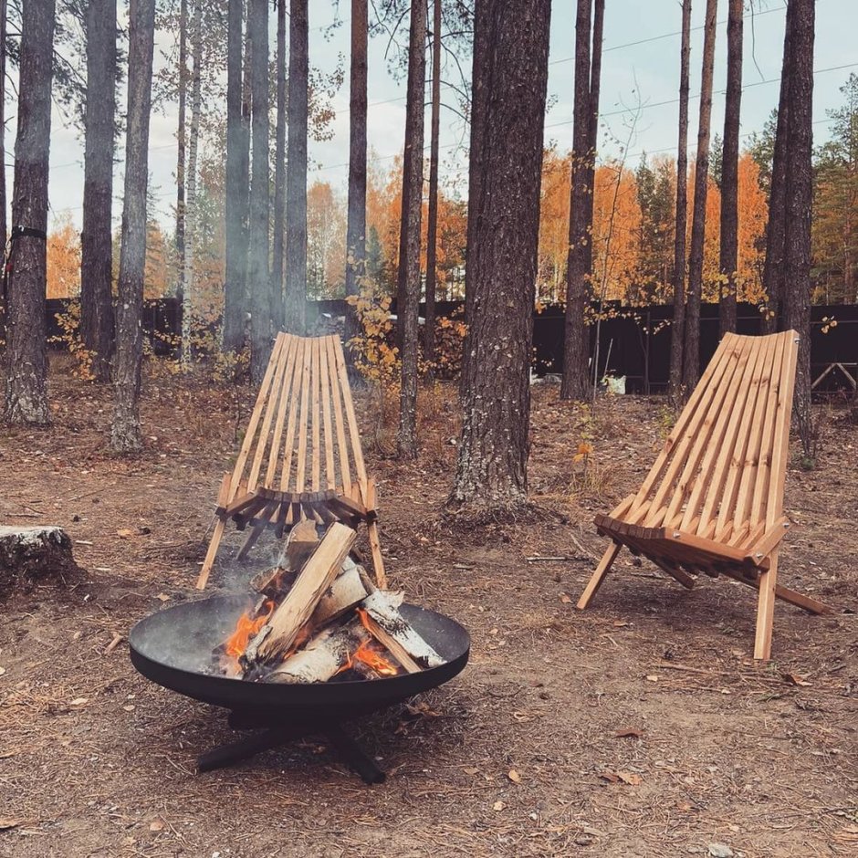 Кресла для костровой зоны