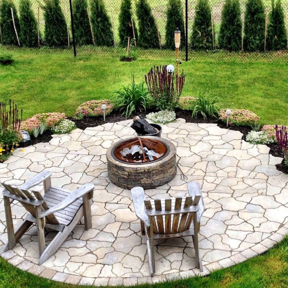 Мощение кострища