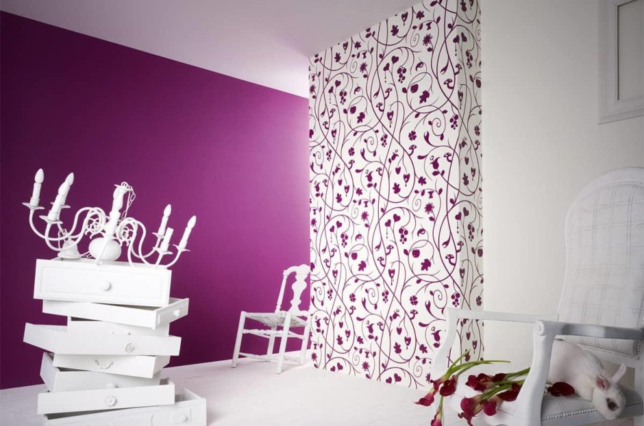 Декор обоев под покраску