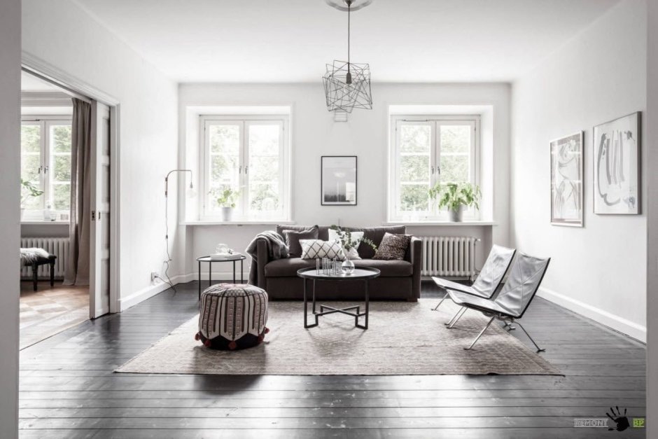 Сканди с темным полом