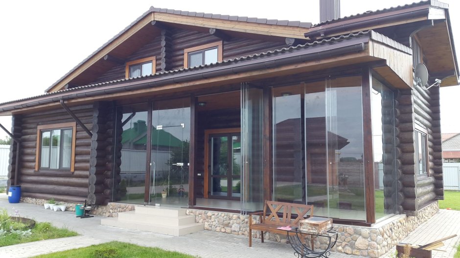 Металлические застекленные веранды