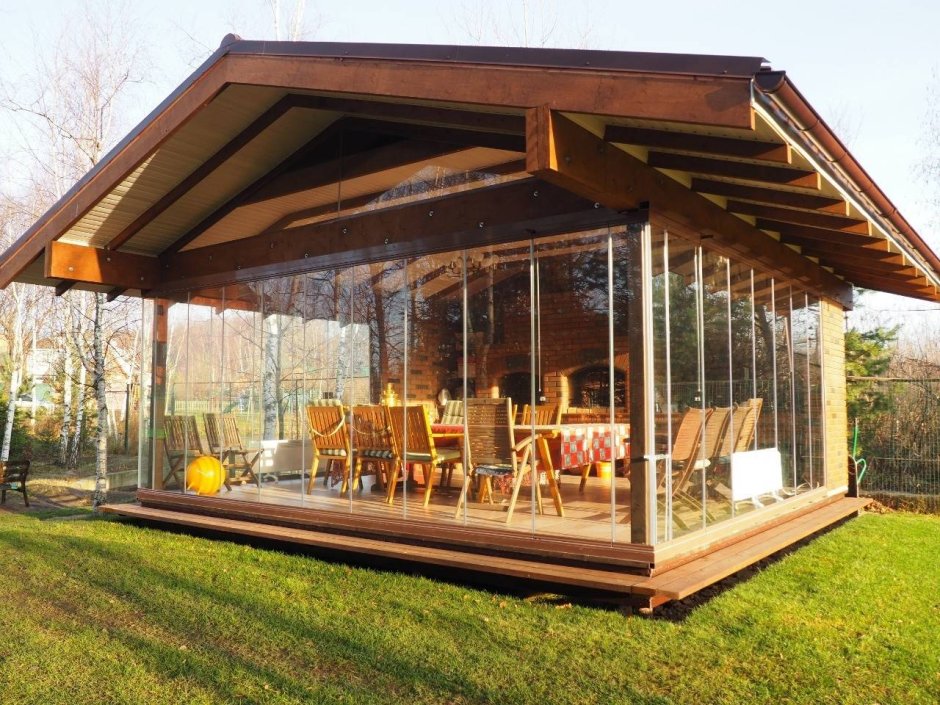 Rehau остекление веранды