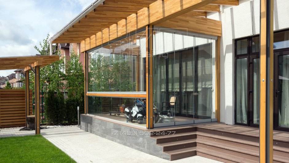 Финское Безрамное остекление Lumon