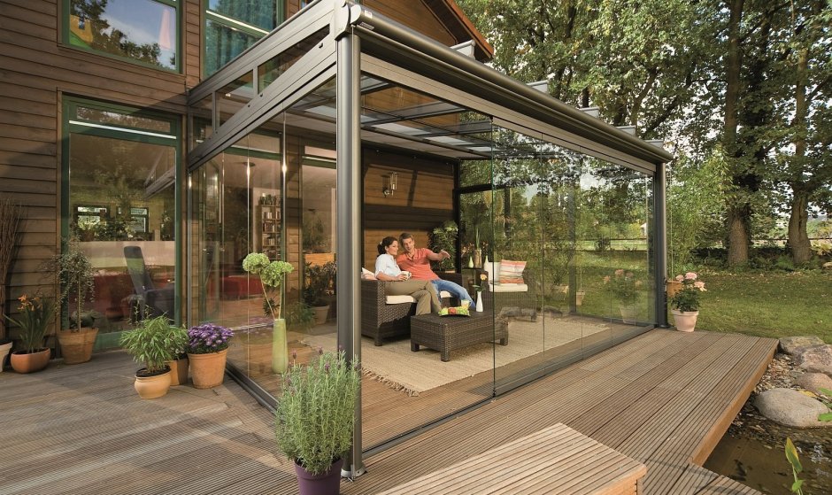 Slidors остекление веранды