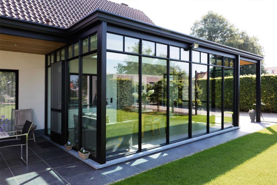 Палаццо остекление террасы