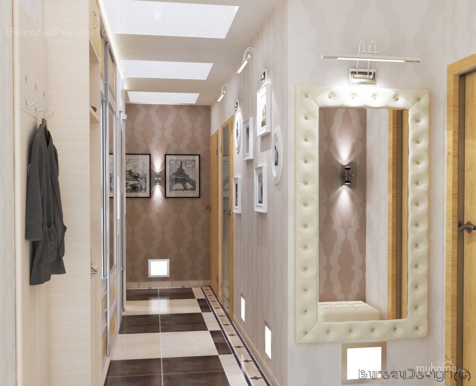 Маленькая квадратная прихожая