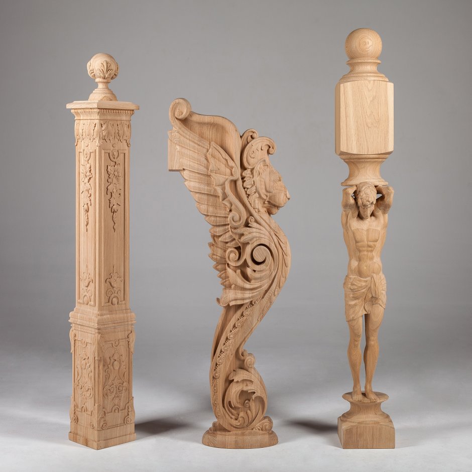 Ставрос столбы резные