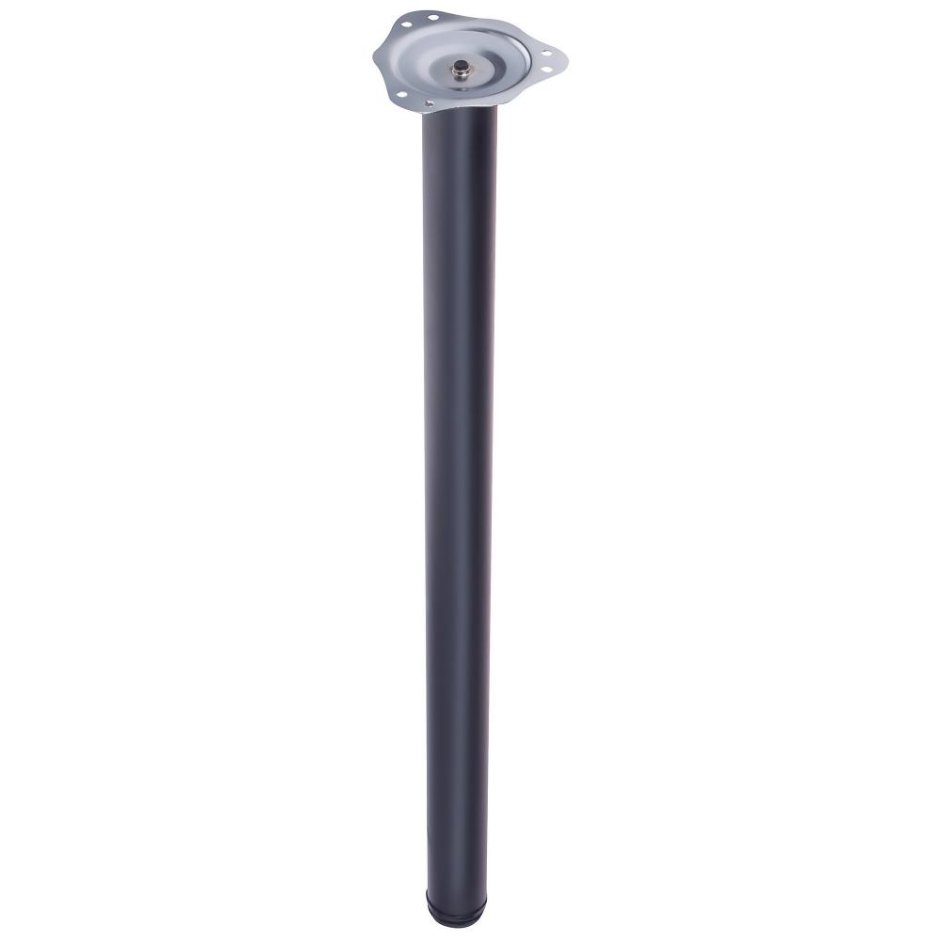 L61r30bl30 - ножка мебельная круглая d30 черная l=*300мм