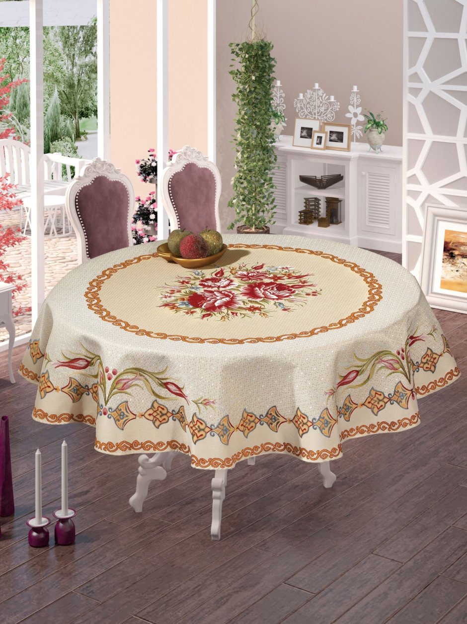 Скатерть гобеленовая Яблоневый цвет