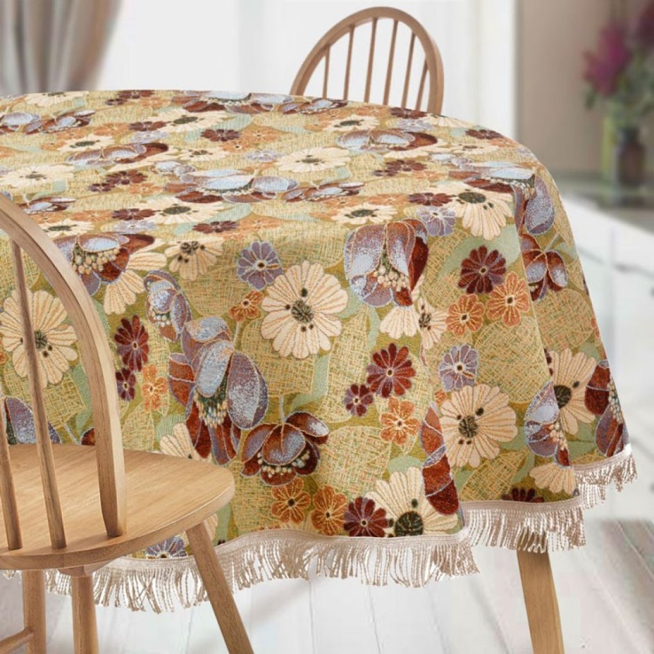 Гобеленовая жаккард St-104 скатерть