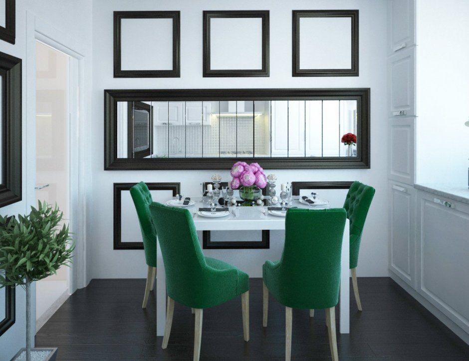 Зеленая обеденная зона