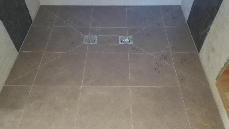 Разуклонка пола к трапу