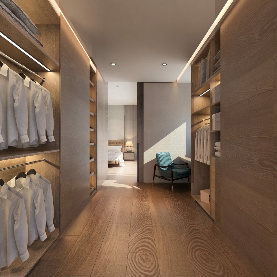 Ванная с гардеробной