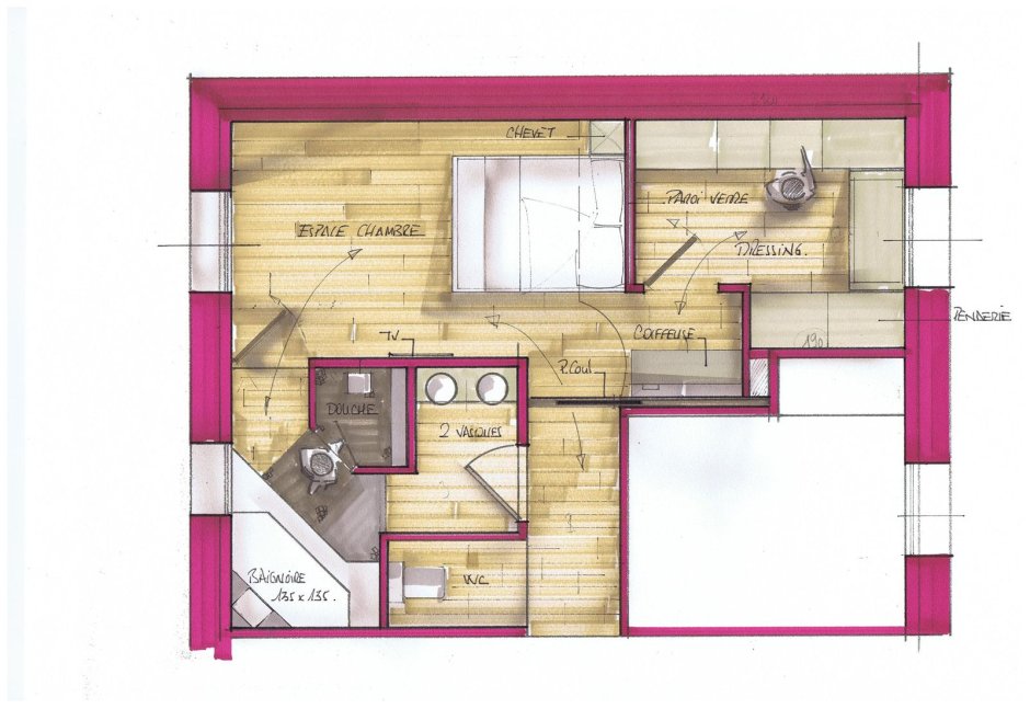 Планировки мастер спален