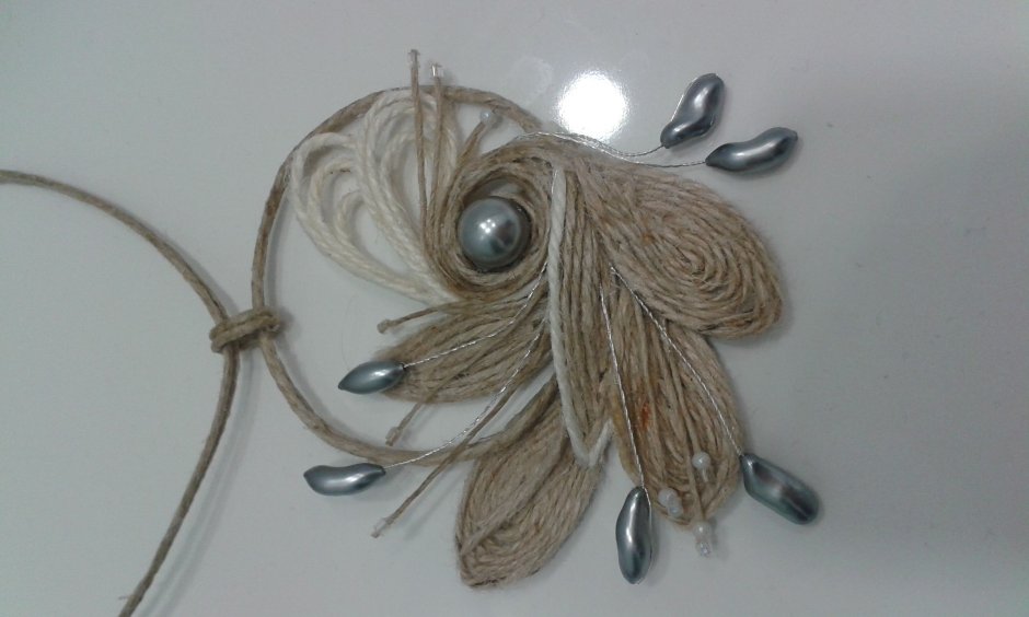 Джутовая филигрань мастер класс Адушева