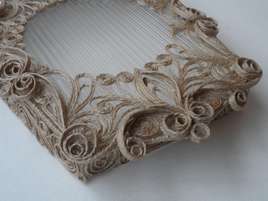 Панно из бечевки